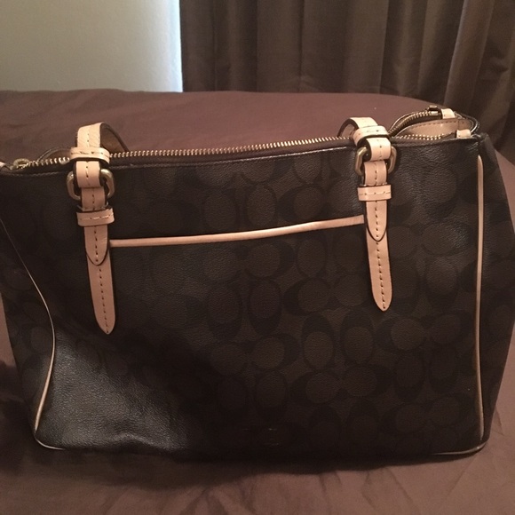 Authentic dark brown Coach purse - Picture 2 of 3